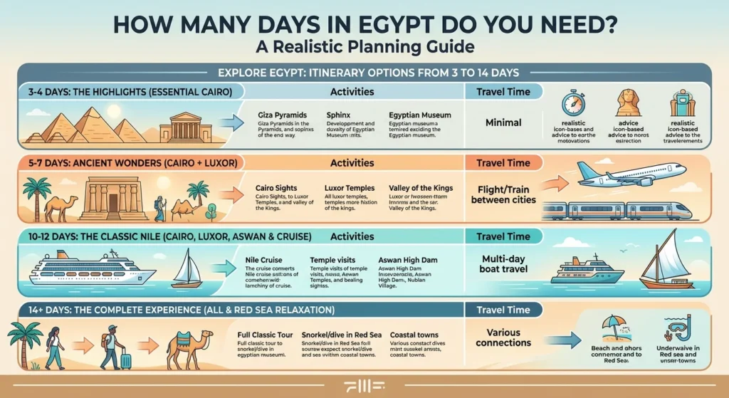 How Many Days in Egypt? Itineraries From 3 to 14 Days