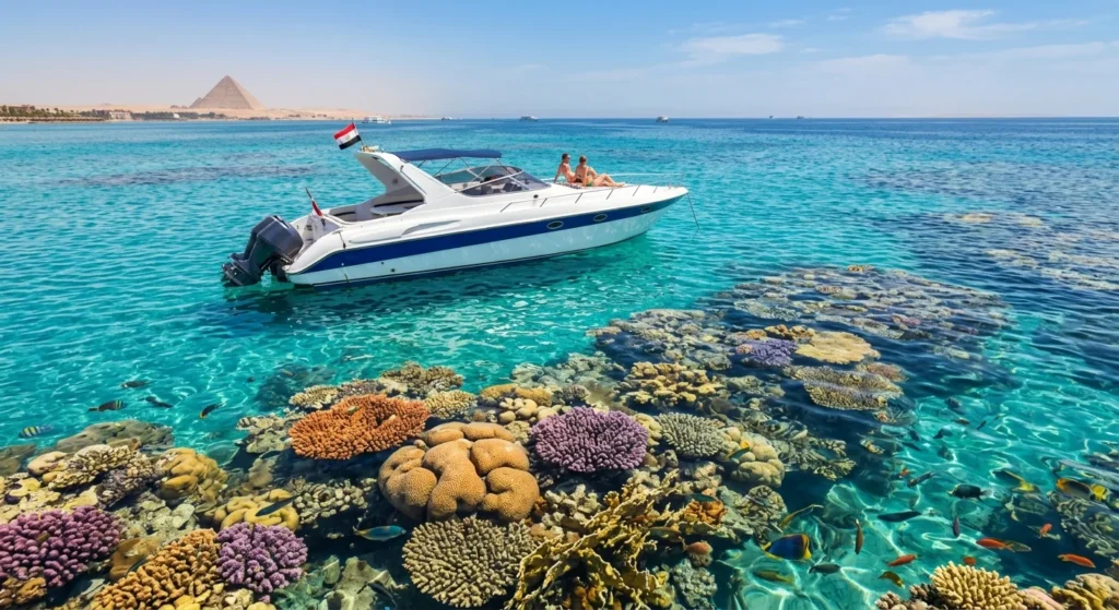 Private Speedboat and Snorkeling Trip from Hurghada